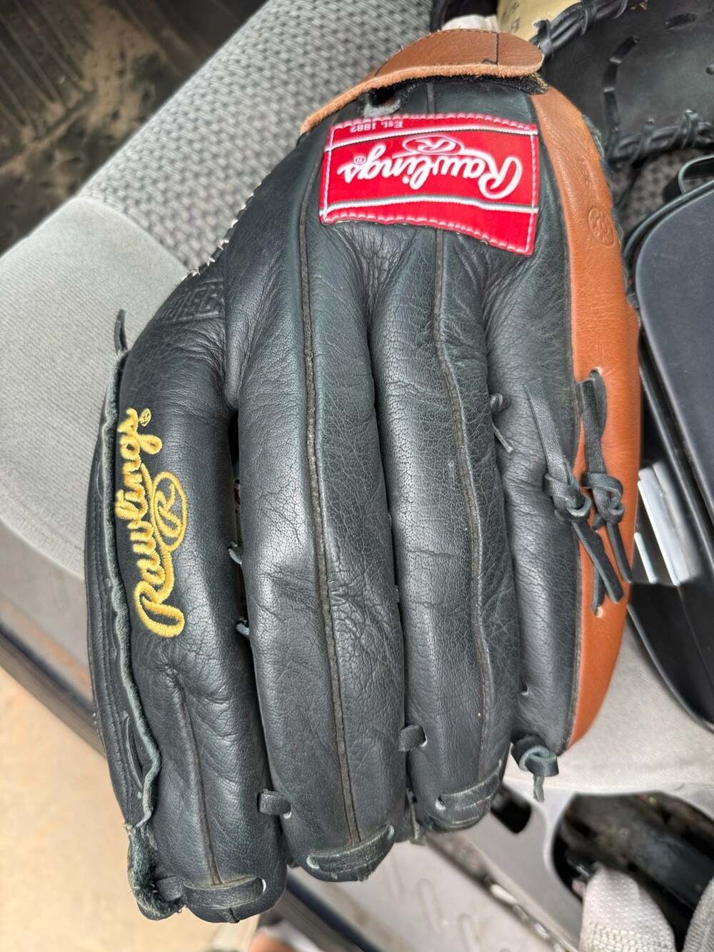 Rawlings Renegade Baseball Glove Black Brown